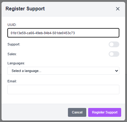 Add Manager Modal