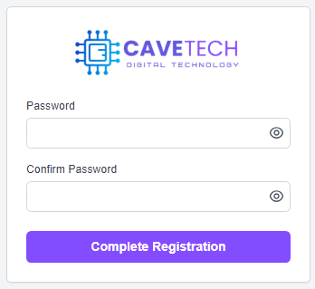 Registration form password fields